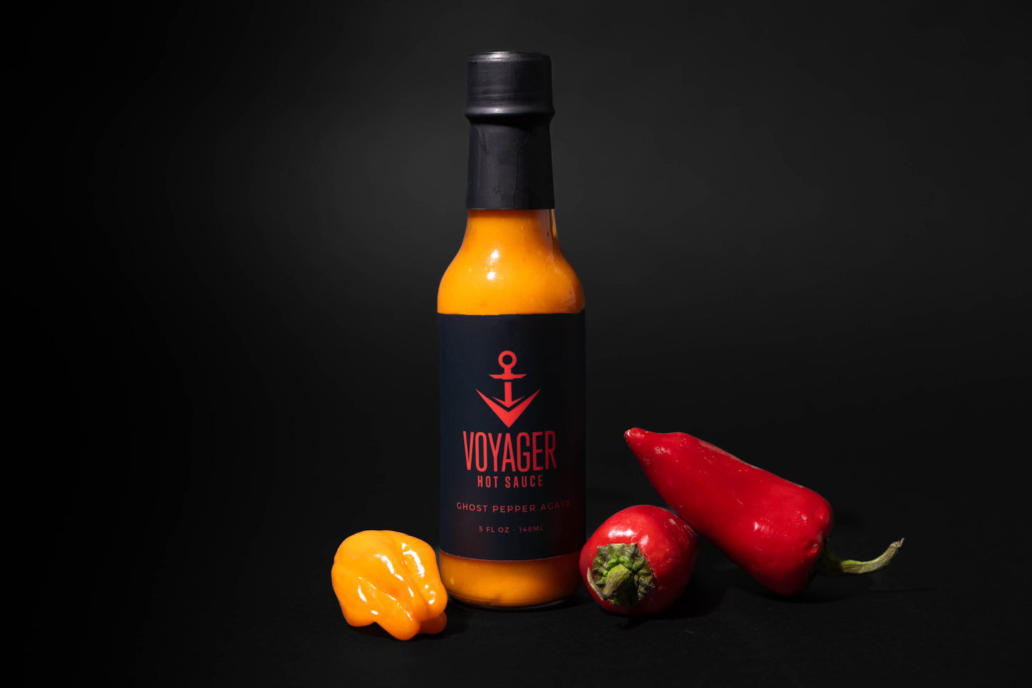 Hot Ghost Pepper Agave Hot Sauce